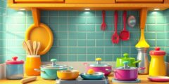 لعبة طبخ ممتعة للأطفال – تعلم الطهي بسهولة